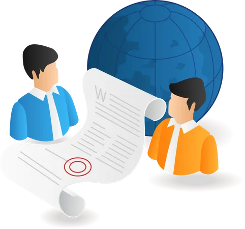 International business agreement  Illustration