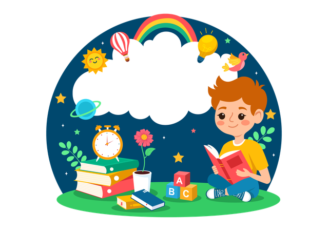 International Children Book Day  Illustration