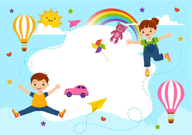 International Childrens Day  Illustration