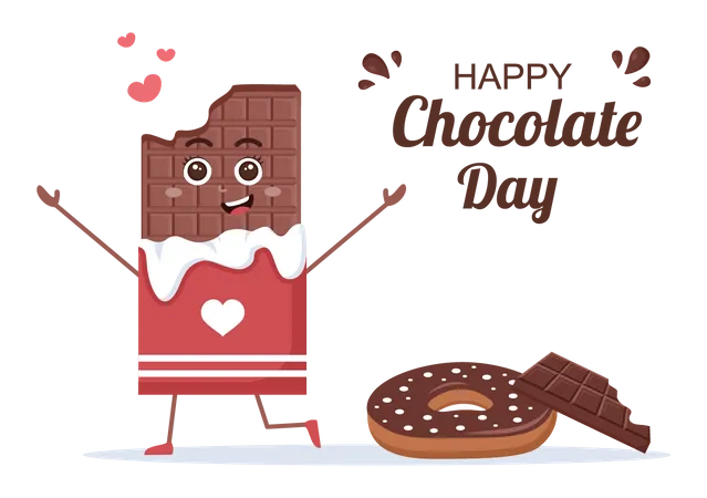 International Chocolate Day  Illustration