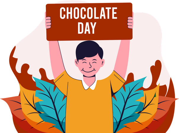 International Chocolate Day  イラスト