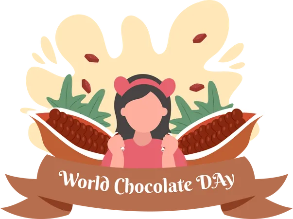 International Chocolate Day  Illustration