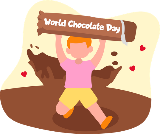 International Chocolate Day  Illustration