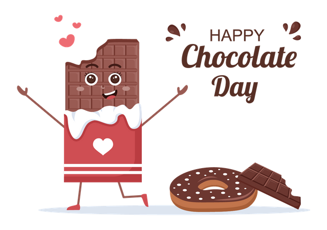 International Chocolate Day  Illustration