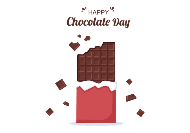 International Chocolate Day  Illustration