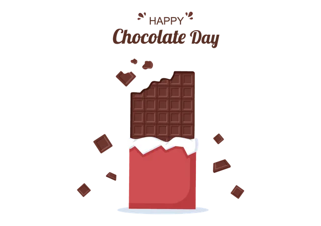 International Chocolate Day  Illustration