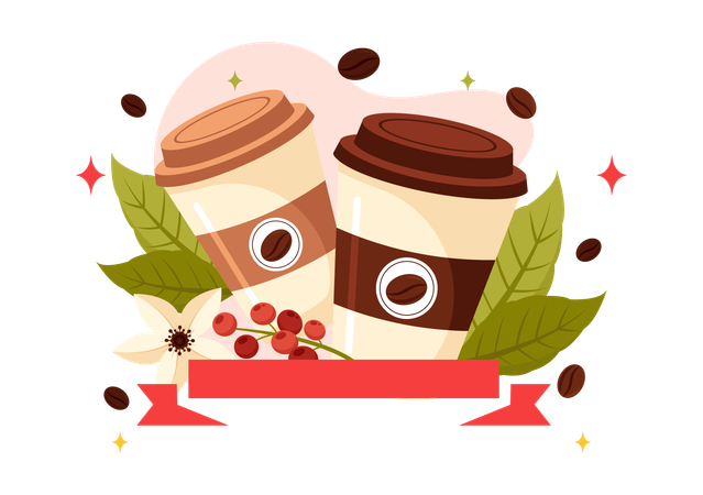 International Coffee Day  Illustration