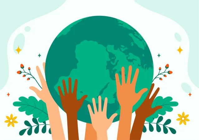 International Day For Tolerance Vector Illustration On November 16 With Holding Hands Of Different Skin Color For Human Solidarity In Flat Cartoon Illustration