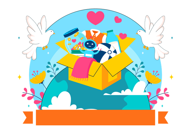International Day of Charity  Illustration