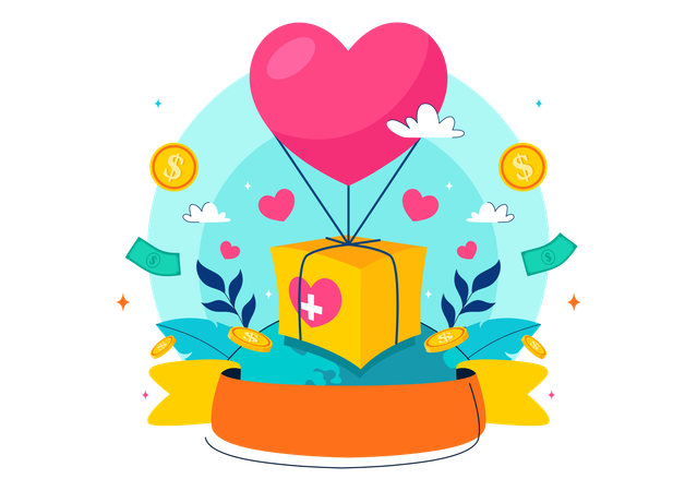 International Day of Charity  Illustration