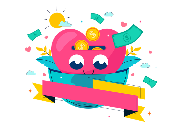 International Day of Charity  Illustration