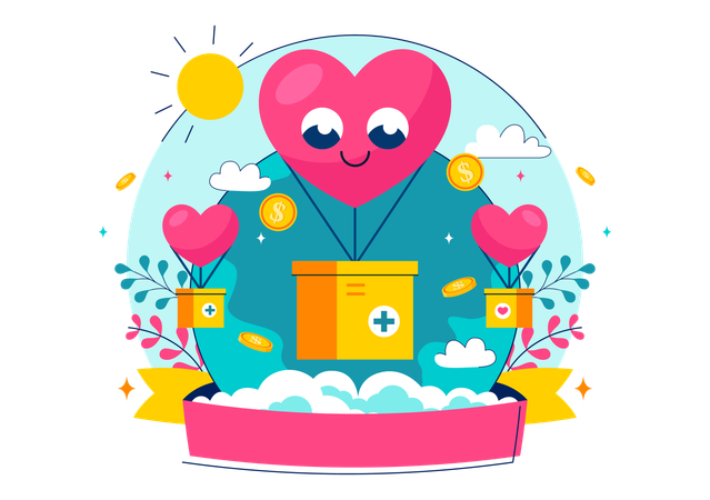 International Day of Charity  Illustration