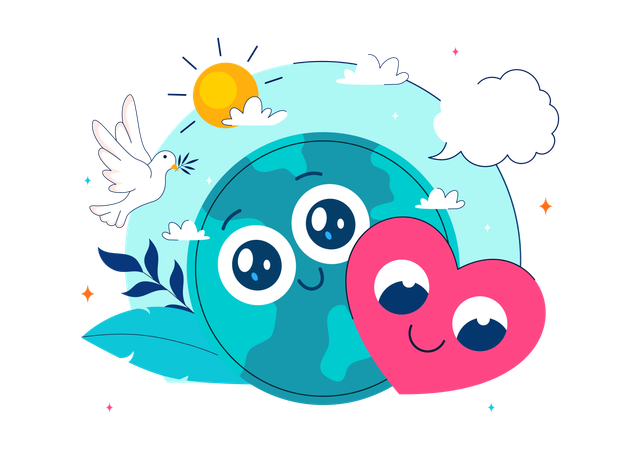 International Day of Charity  Illustration