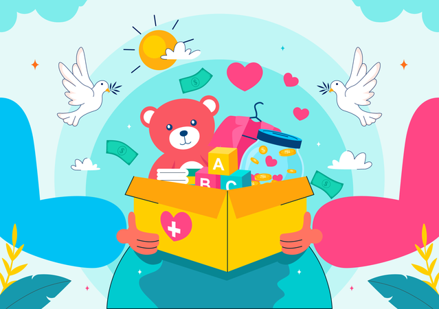 International Day of Charity  Illustration