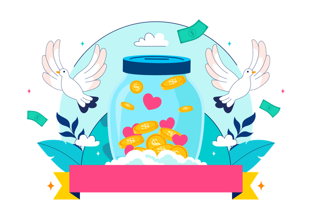 International Day of Charity  Illustration