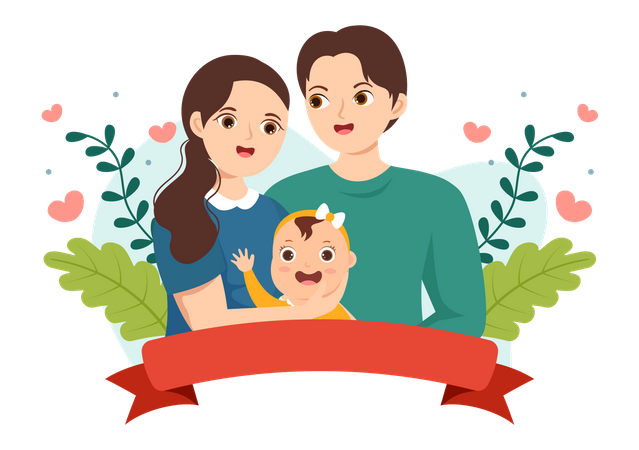 International Day of Family  Illustration