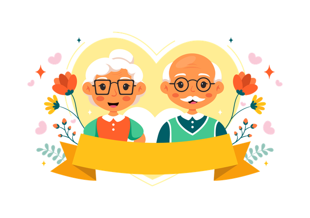 International Day Of Older Persons  Illustration