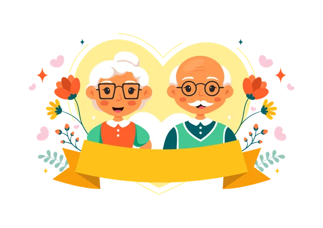 International Day Of Older Persons  Illustration