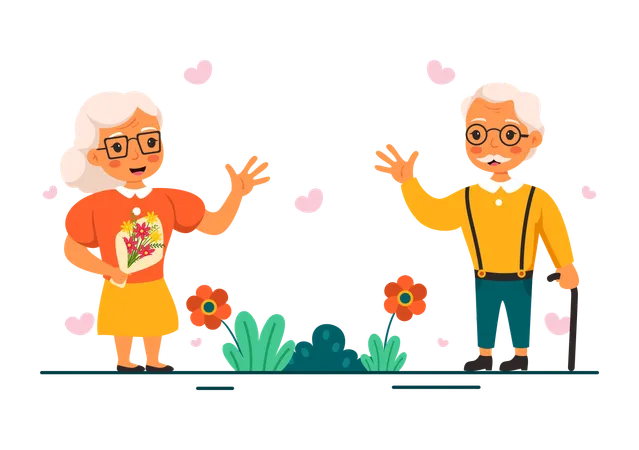 International Day Of Older Persons  Illustration