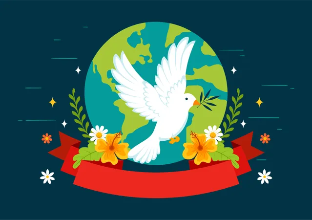 International Day Of Peace  Illustration
