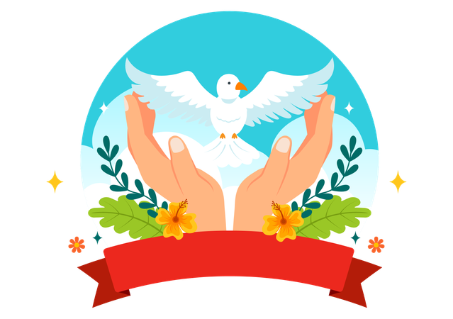 International Day Of Peace  Illustration