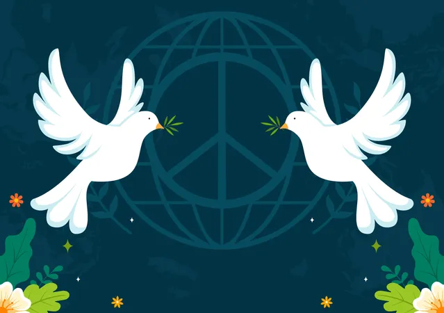 International Day Of Peace  Illustration