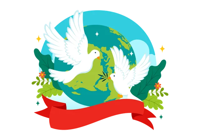 International Day Of Peace  Illustration