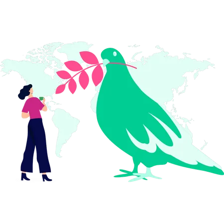 International day of peace  Illustration