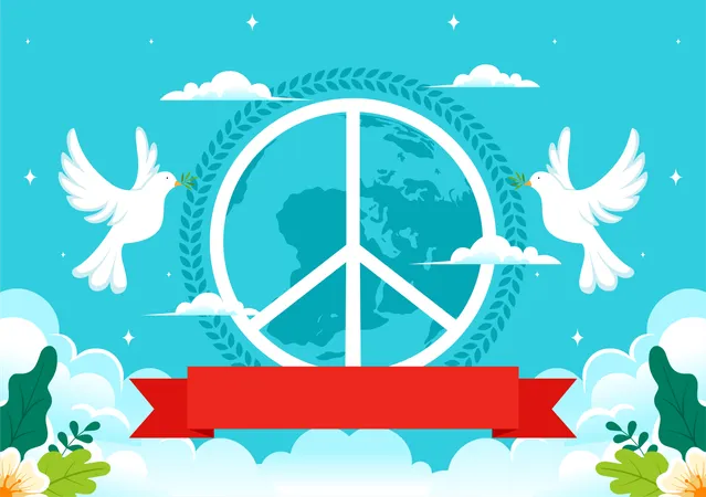 International Day Of Peace  Illustration