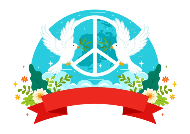 International Day Of Peace  Illustration