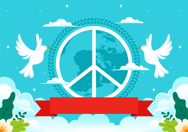 International Day Of Peace  Illustration