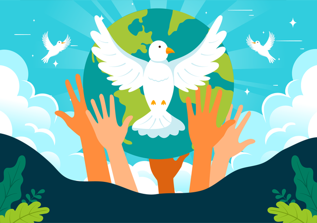 International Day Of Peace  Illustration