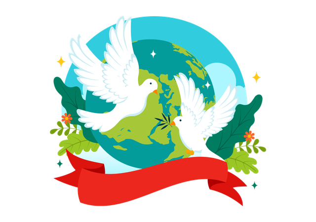 International Day Of Peace  Illustration