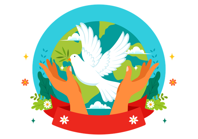 International Day Of Peace  Illustration