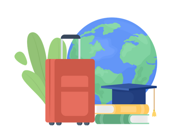 International education  Illustration