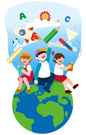International education child  Illustration