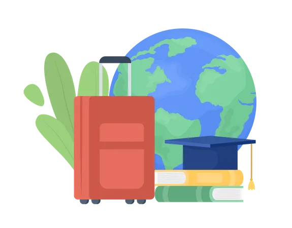 International education  Illustration