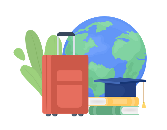 International education  イラスト
