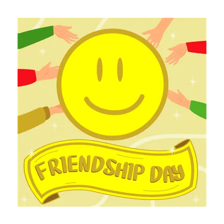 International Friendship Day  Illustration