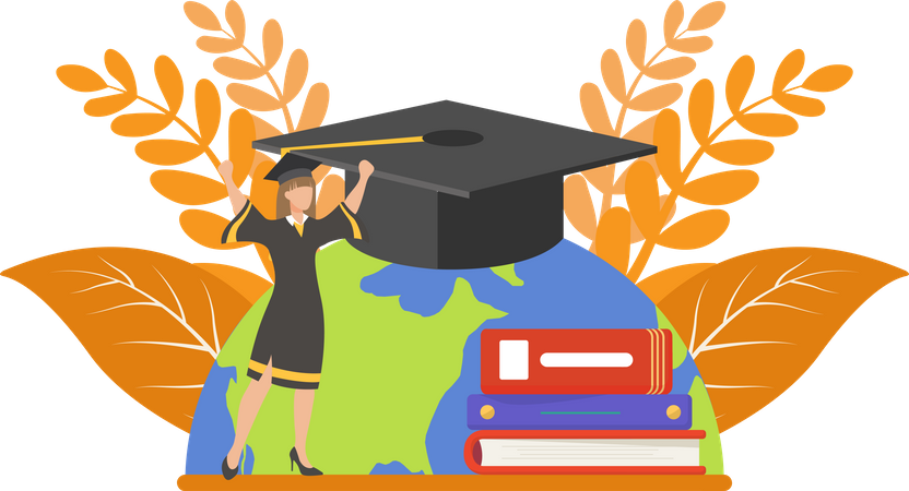 International Graduation  Illustration