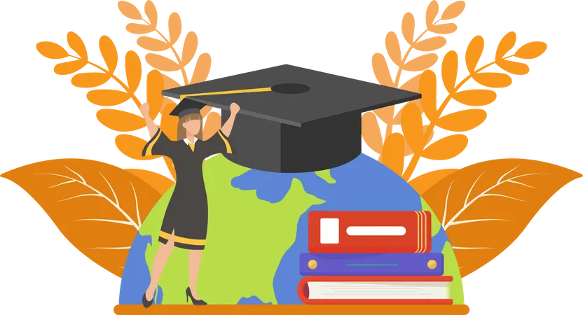 International Graduation  Illustration