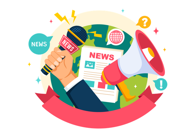 International Journalism Day  Illustration