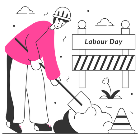 International Labour Day  일러스트레이션