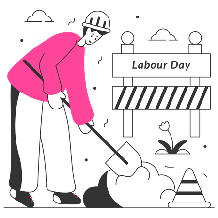 International Labour Day  Illustration