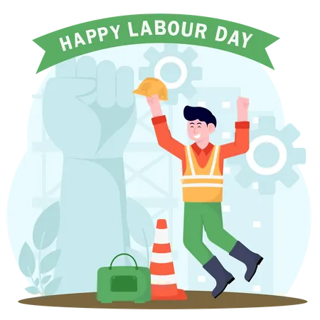 International Labour's Day  Illustration