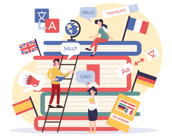 International Languages Illustration