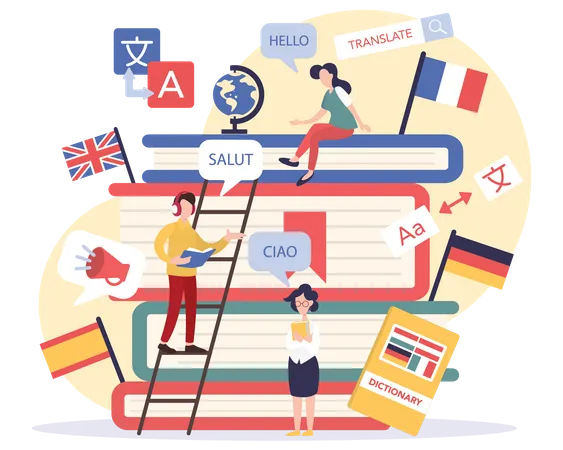 International Languages Illustration