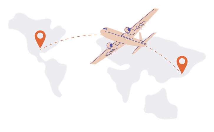 International logistic  일러스트레이션