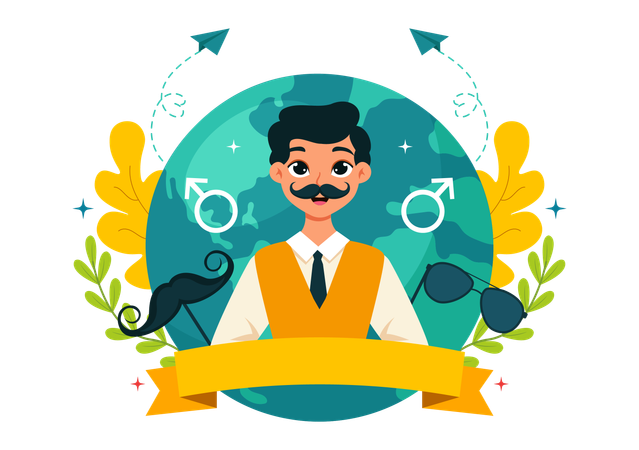 International Men's Day  Illustration