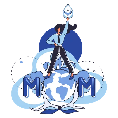 International Mother Earth Day Illustration